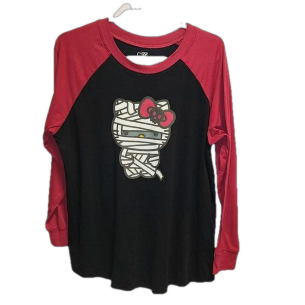 Hello Kitty Sanrio cotton blend long sleeve t-shirt sz XL